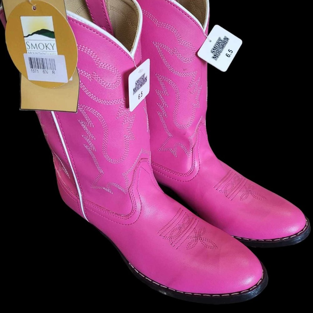 NWT Smoky Mountain Boots - All Pink - Women's 81/2 Youth 6 1/2